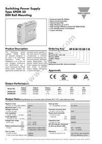 SPDM12501B Datasheet Cover
