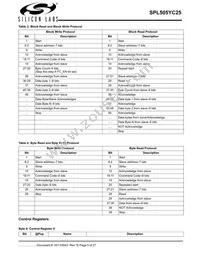 SPL505YC256BTT Datasheet Page 5