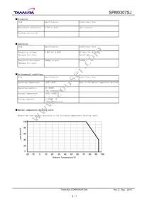 SPM0307SJ Datasheet Page 2