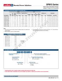 SPM15-033-Q12-C Datasheet Page 2