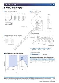 SPM3010T-R47M-LR Datasheet Page 3