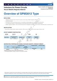 SPM3012T-4R7M Datasheet Page 3