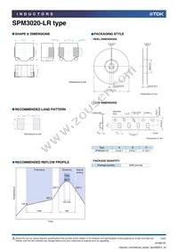 SPM3020T-1R5M-LR Datasheet Page 3