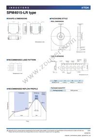 SPM4015T-3R3M-LR Datasheet Page 3