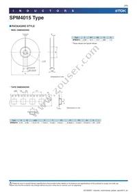 SPM4015T-R68M Datasheet Page 9