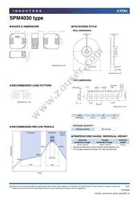 SPM4030T-2R2M Datasheet Page 3