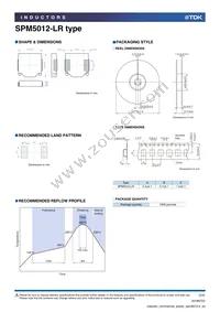 SPM5012T-2R2M-LR Datasheet Page 3