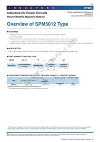 SPM5012T-2R2MT Datasheet Page 3