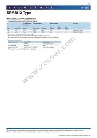 SPM5012T-2R2MT Datasheet Page 6