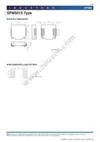 SPM5015T-3R3M Datasheet Page 5