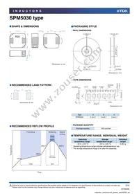 SPM5030T-1R0MT Datasheet Page 3