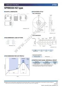 SPM6550T-150M-HZ Datasheet Page 3