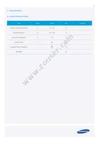 SPMWHT329FD7YBWKS0 Datasheet Page 3