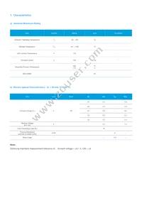 SPMWHT32BMD3YBVSS0 Datasheet Page 3