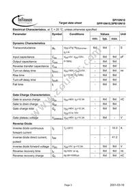 SPP10N10 Datasheet Page 3