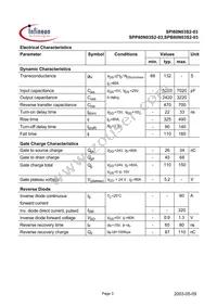 SPP80N03S2-03 Datasheet Page 3