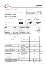 SPP80N06S08AKSA1 Cover