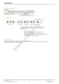 SPR-54MVWF Datasheet Page 3