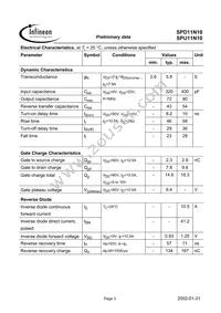 SPU11N10 Datasheet Page 3