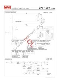 SPV-1500-48 Datasheet Page 2