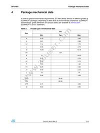 SPV1001D40TR Datasheet Page 7