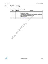 SPV1001D40TR Datasheet Page 11