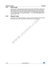 SPV1040TTR Datasheet Page 14