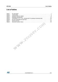 SPV1050TTR Datasheet Page 3