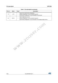 SPV1050TTR Datasheet Page 8