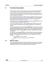SPV1050TTR Datasheet Page 13