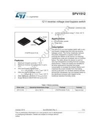 SPV1512N Datasheet Cover