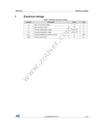 SPV1512N Datasheet Page 3