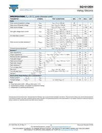 SQ1912EH-T1_GE3 Datasheet Page 2