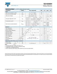 SQ1922EEH-T1_GE3 Datasheet Page 2