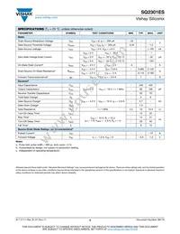 SQ2301ES-T1_GE3 Datasheet Page 2