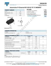 SQ2361ES-T1_GE3 Datasheet Cover