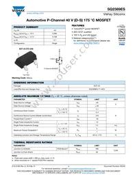 SQ2389ES-T1_GE3 Datasheet Cover