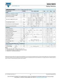 SQ3419EEV-T1-GE3 Datasheet Page 2
