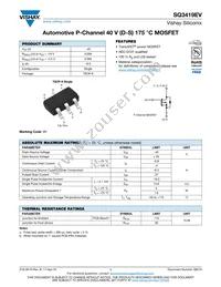 SQ3419EV-T1_GE3 Datasheet Cover