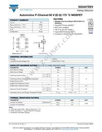 SQ3427EEV-T1-GE3 Datasheet Cover