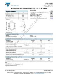 SQ3460EV-T1_GE3 Datasheet Cover