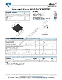SQ4050EY-T1_GE3 Datasheet Cover