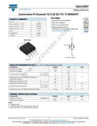 SQ4153EY-T1_GE3 Datasheet Cover