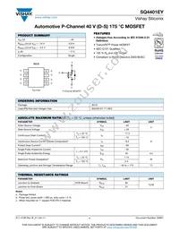 SQ4401EY-T1_GE3 Datasheet Cover