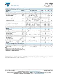 SQ4431EY-T1_GE3 Datasheet Page 2