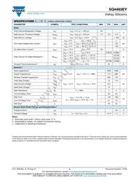 SQ4483EY-T1_GE3 Datasheet Page 2