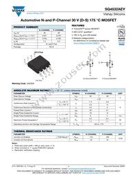 SQ4532AEY-T1_GE3 Datasheet Cover