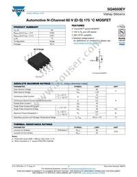 SQ4850EY-T1_GE3 Datasheet Cover