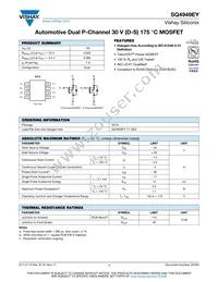 SQ4949EY-T1_GE3 Datasheet Cover