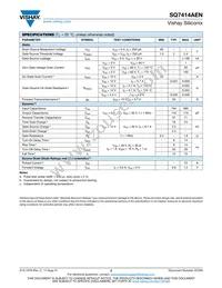 SQ7414AEN-T1_GE3 Datasheet Page 2